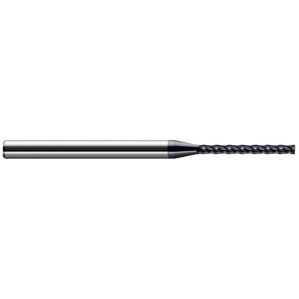 Miniature End Mill - Corner Radius - Long Flute